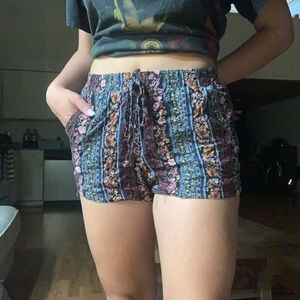 multi color summer shorts